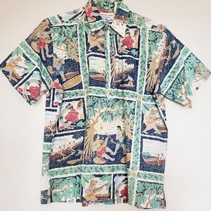 REYN SPOONER Dietrich Varez Mens Hawaiian Shirt